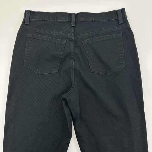 Gloria Vanderbilt Amanda Straight Leg Women's size 10P Black Denim Jeans - Picture 5 of 5